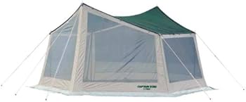キャプテンスタッグ CAPTAIN STAG ヘキサ タープ ヘキサゴン 楽天市場】テント CS ヘキサタープ UVカット サイドポール2本付