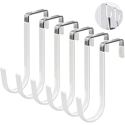 Simpolor Over The Door Hooks, 6 Pack Cover
