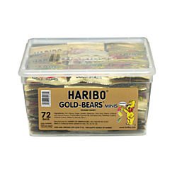 Haribo Goldbears Minis, 72-Count, 1 Pound 9.4 oz Original Bears in mini bags