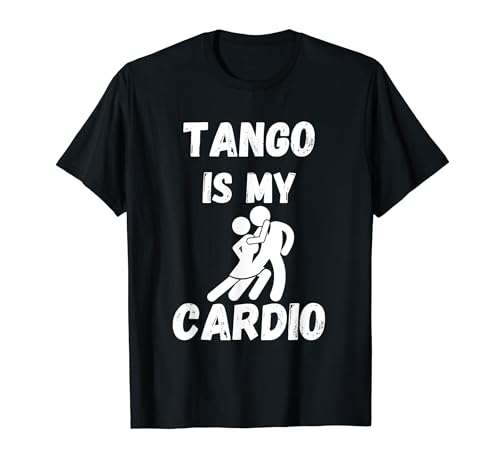 El tango es mi amante del Cardio Retro Tango Camiseta