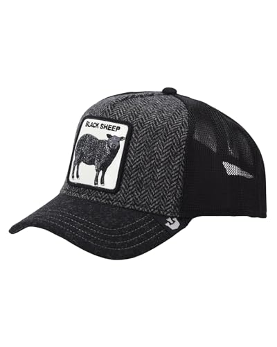 Goorin Bros. Gorra Black Sheep 101-1488 Trucker Cap Unisex Mezcla Lana Gris Oscuro, Gris Oscuro, Talla Única Goorin Bros. Gorra Black Sheep 101-1488 Trucker Cap Unisex Mezcla Lana Gris Oscuro, Gris Oscuro, Talla Única