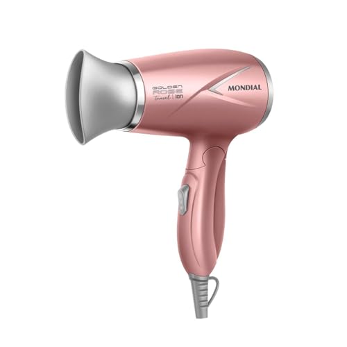 Secador de Cabelo Travel 1200w Bivolt Sc-47-gr Mondial Preto/Golden Rose Secador de Cabelo Travel 1200w Bivolt Sc-47-gr Mondial Preto/Golden Rose