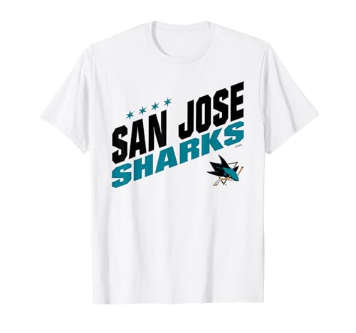 San Jose Sharks Fuel White Officially Licensed T-Shirt