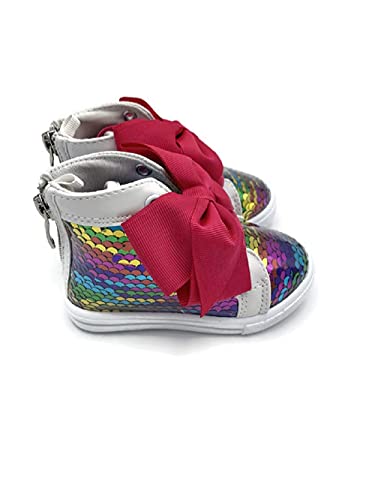 JoJo Siwa Rainbow Hi Top Sneakers (Toddler, Little Kid)3