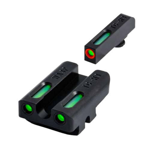 Image of Truglo TFX PRO Handgun Sight, Glowing Shock Proof Tritium and Fiber Optic Night Sight for Handguns, Compact, Durable, and Snag Free Sight
