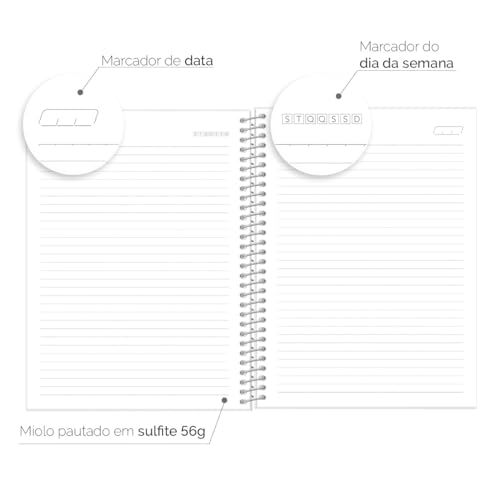 Caderno Colegial 1 Matéria Profissões Matemática (Preto e Rosê)