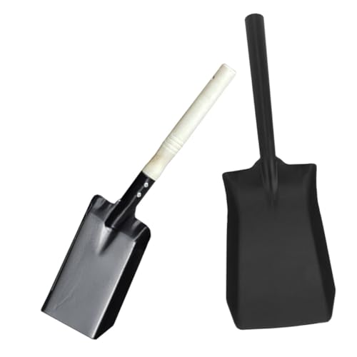 HAKIDZEL 2pcs Mini Spatula Tools Convenient Ice Shovel Garden Shovel Replacement Head Snow Scoop Metal Snow Shovel Outdoor Ice Shovel Snow Remover Garden Spade Iron Household Outdoor Shovel