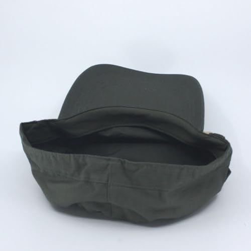 Image of The Vintage Year Heavy Stitching Washed Cotton Cadet Hat - Durable Military Baseball Cap for Men & Women, Outdoor Casual Wear