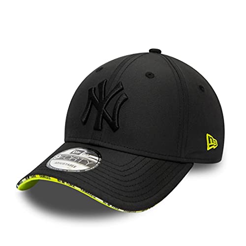 New Era New York Yankees Cap MLB Basecap 9Forty verstelbar Baseball Snapback Kappe Pipe Pop schwarz - One-Size 1