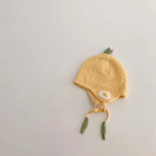 Gorro de punto muy bonito y cálido para bebé, con ajuste suave de 44 a 48 cm