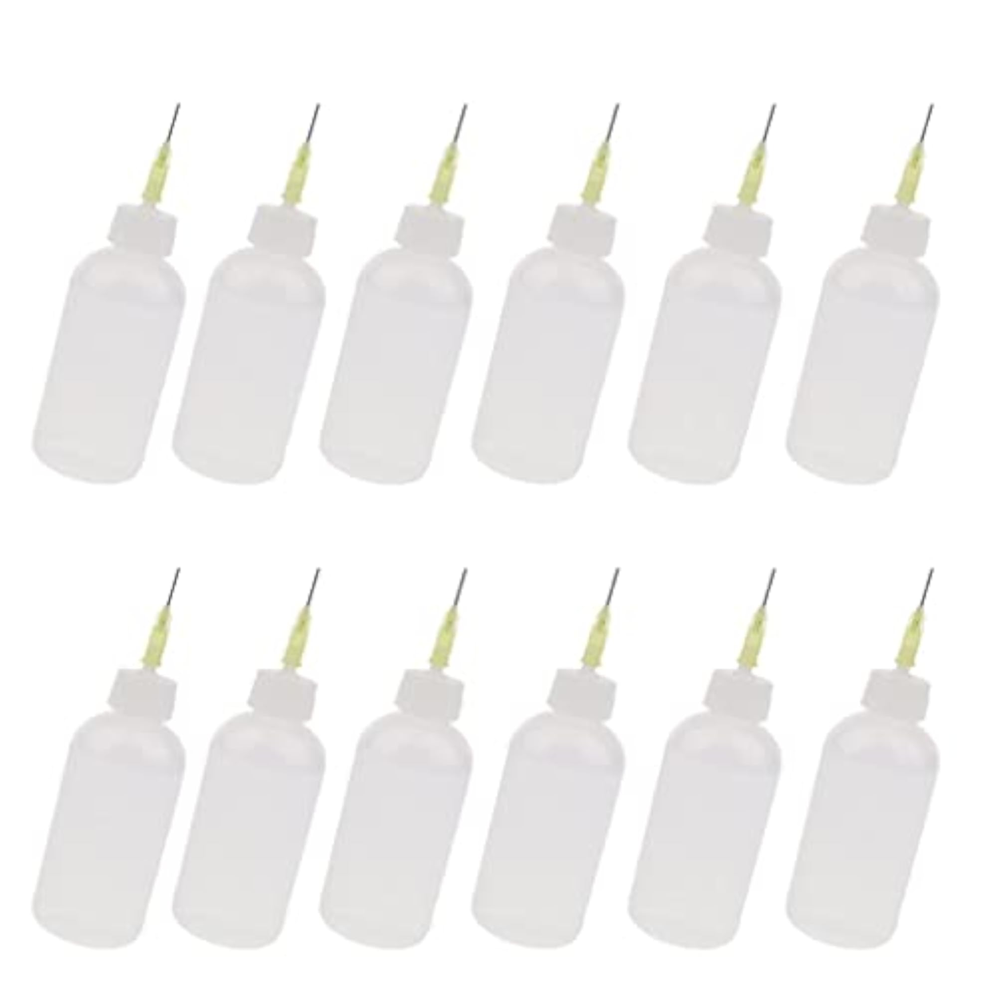 12Pcs 50Ml Glue Applicator Bottle Set with Precision Tips