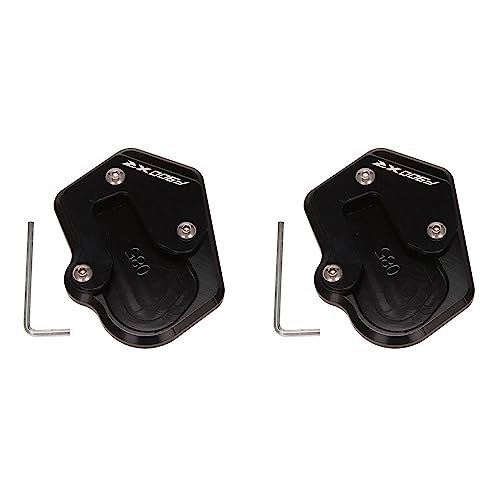 Extension béquille F900XR 2020 noire pour éviter la chute sur sol meuble