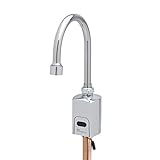 T&S Brass EC-3130-ST-VF05 ChekPoint Above-Deck Electronic Faucet, Single Hole/Temp, Gooseneck, 0.5 GPM, VR Outlet