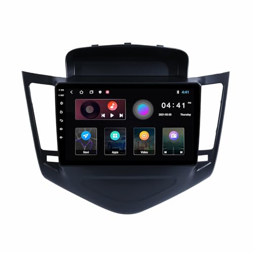 Image of BASSOHOLIC 9 inch Android 14 Car Stereo for Chevrolet Cruze | 4GB+64GB | CarPlay & Android Auto | Full HD Touch | WiFi | GPS | Bluetooth | DSP Sound | Reverse Camera | Frame | 1 Year Warranty