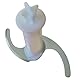 Messer für Zerkleinerer (500 ml), Schneidemesser, Klinge für Stabmixer kompatibel mit Braun MQ30 MultiQuick 3, 5, 7, Multimix AS00004185