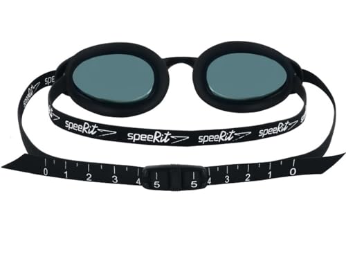 Óculos Natação Speedo Icon Core Espelhado Competição Profissional Águas Abertas (Preto/Fumê espelhad