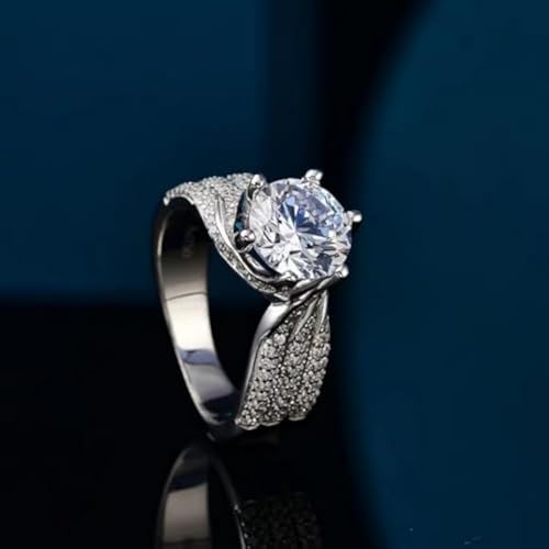 14K Gold 5 Carat Diamond Engagement Rings for Women | Excellent Cut | D-color,VVS1 Clarity | Engagement or Proposal Jewelry4