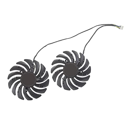 Rakstore PLD09210S12HH Graphics Card Cooling Fan Replacement for MSI RTX 3060 3060 Ti Ventus 3X Quiet Cooler Fan (B)
