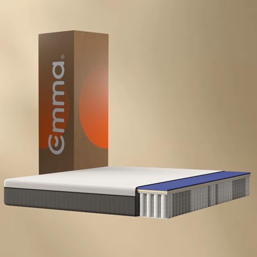 Emma Matelas Hybrid II | Mousse à mémoire de Forme et Ressorts...