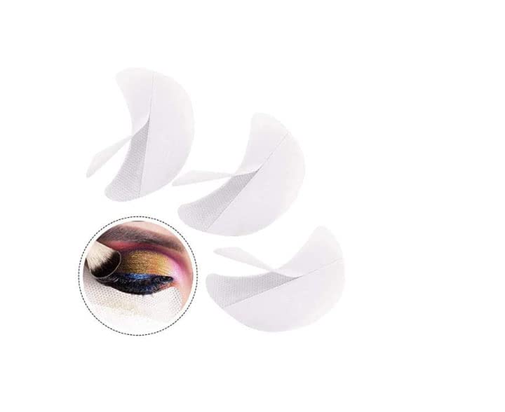 100 Pieces Eyeshadow Shield Stencils for Prevent Eyelash Extensions, Tinting and Lip Makeup Residue