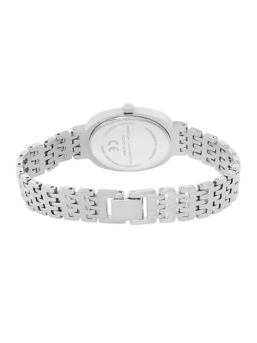 Image of French Connection Sunray Burgundy Oval Dial with Stainless Steel Strap Watch for Womens - FCN0130SM