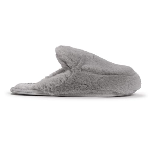 MUK LUKS Women's Capucine Slide-Grey Slipper