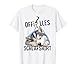 Hund und günstig Kaufen-Sibirischer Husky Offizielles Schlafshirt Mit Hund Lustig T-Shirt