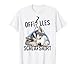 Husky günstig Kaufen-Sibirischer Husky Offizielles Schlafshirt Mit Hund Lustig T-Shirt