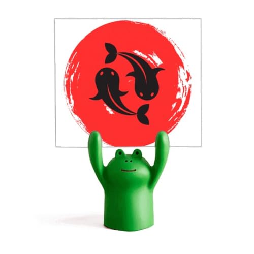 Support de mémo japonais poisson grenouille pour ne plus perdre vos notes de bureau