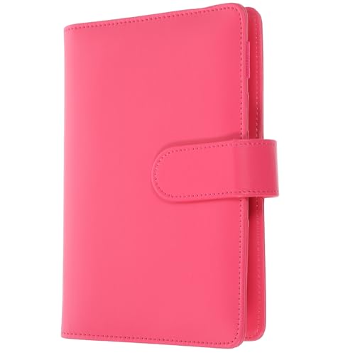 LOEFLIFA マカロンスル予算バインダー ポータブル現管理 家計簿リングファイル 携帯用支出追跡ノート 持ち運び便利オフィス用品