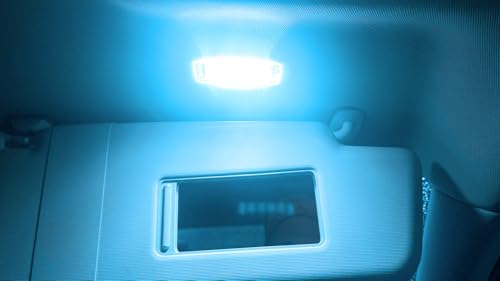 Luces LED para visera iJDMTOY Ice Blue compatibles VW miniatura 4