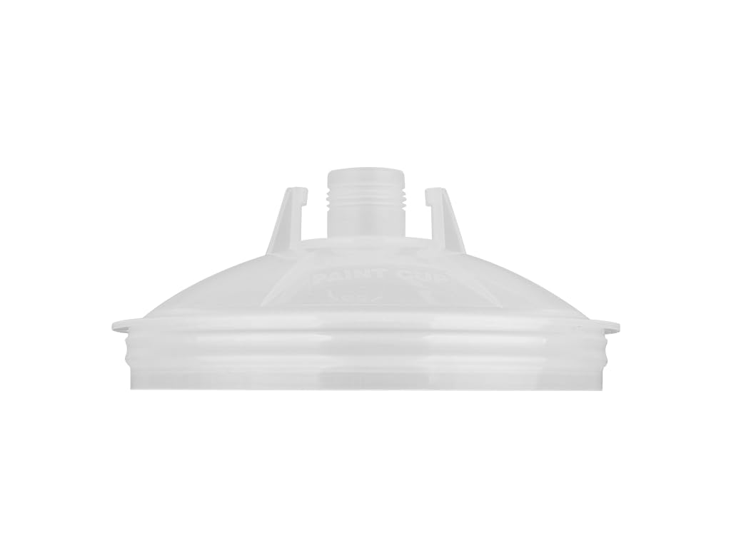 APP FPS Gobelet jetable Pistolet à Peinture 400 ML avec Couvercle Filtre 190 µm | Kit 50 gobelet en Plastique jetable, 50 couvercles, 20 Bouchons | Gobelet Plastique avec Couvercle Pistolet Peinture