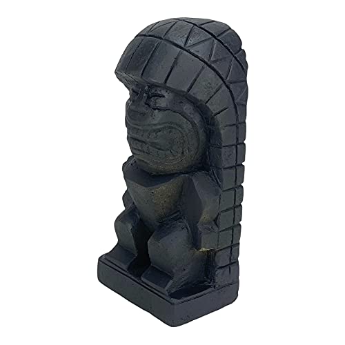 FaHome Figurine hawaïenne Tiki pierre "Kak" environ 30 cm - Dieu de la guerre - Statue de Moai Cover