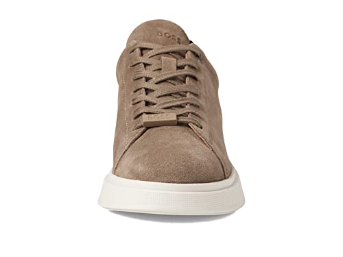 Image of BOSS Mens Suede Sneakers with Rubber Sole