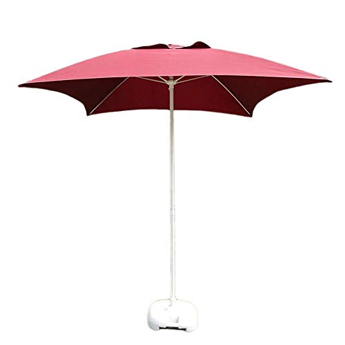 Square Patio Umbrella 6.6ft | Dark Blue Outdoor Garden Umbrella for Yard, Beach, Poolside, Events & Markets - Perfect for Commercial Use & Sun Protection