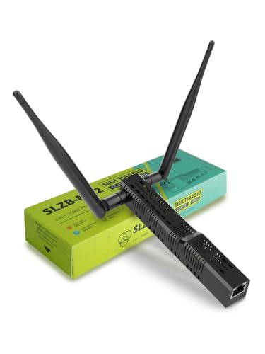 SMLIGHT SLZB-MR2 - Zigbee 3.0 to Ethernet,USB,and WiFi Gateway Coordinator with PoE,Universal Gateway for Home Assistant/ Zigbee2MQTT/ZHA,Wireless Zigbee 3.0 USB Adapter