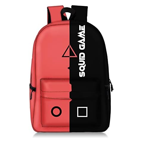 Squid Backpack 3D Printing Travel Laptop Bag Game Casual Daypacks Cover