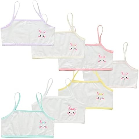 ACMEDE Girls Cotton Cartoon Rabbit Crop Tops Cover