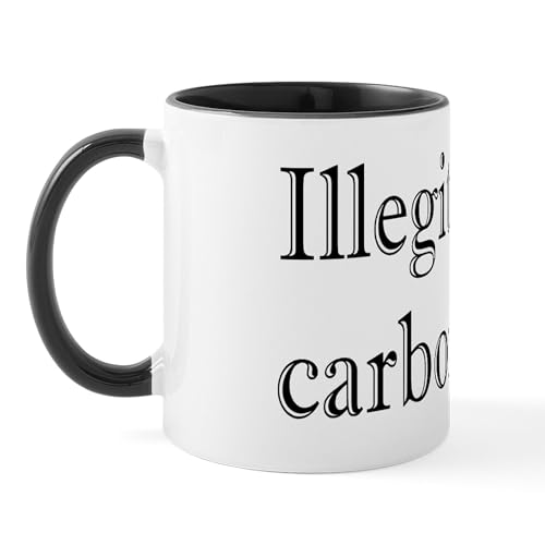 Taza de cerámica blanca 11 oz miniatura 2