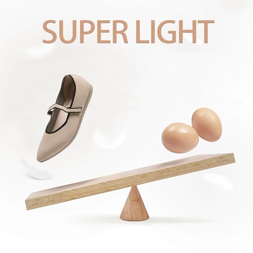 Ballet Flats for Women Pointed Toe Knit Mary Jane Shoes Comfortable Dressy Adjustable Straps Flat3