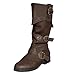 Caribbean Pirate Brown Costume Boots (Medium 10-11)
