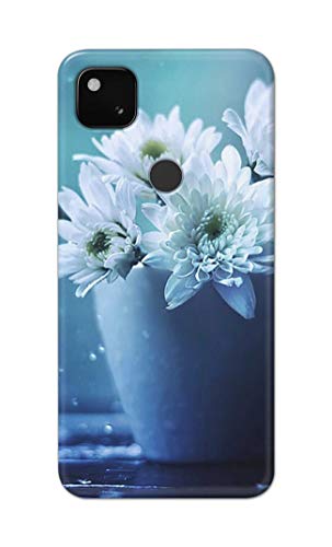 Image of PRINTFIDAA Flowers in The Glass On The Table Printed Designer Hard Back Case Cover for Google Pixel 4A -(SF) MVN1002