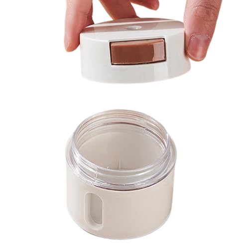 Distributore di sale, bottiglia di controllo del sale facile da riempire, shaker magnetico da cucina, shaker per condimenti da 0,5 g, dispenser per cucinare e cuocere