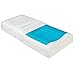 Beautissu Cuscino Contour in Gel e Memory Foam BeauErgo GK - Cuscino in Gel - 55x35x11 cm -Cuscino cervicale in Schiuma Memory e Gel - Altezza Regolabile - Cuscino Ortopedico - Supporto per Il Collo