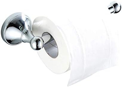 Flybath Toilet Roll Holder Without Cover Brass Bathroom Paper Tissue Bar Wall Mounted, 20 cm / 7.87 inches, Polished Chrome