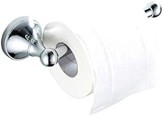 Flybath Toilet Roll Holder Without Cover Brass Bathroom Paper Tissue Bar Wall Mounted, 20 cm / 7.87 inches, Polished Chrome