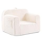 Fácil de quitar: los sillones infantiles vienen con fundas extraíbles que son fáciles de quitar y lavar en la lavadora. Viene con una cremallera que hace que sea fácil de mantener y garantiza una larga durabilidad, para que tu hijo tenga una superficie de asiento limpia e higiénica.