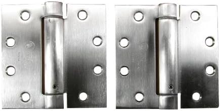 Hinge Outlet 4.5 Inch Square Spring Hinges (6 Pack)