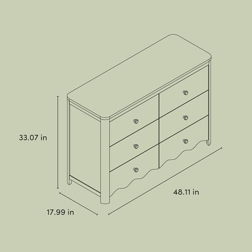 Storkcraft Casablanca 6 Drawer Dresser, Hazelnut by Storkcraft - Image 3