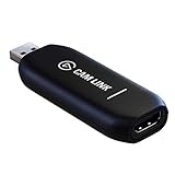 Elgato Cam Link 4K - Broadcast Live, Record via DSLR, Camcorder, or Action cam, 1080p60 or 4K at 30 fps, Compact HDMI Capture Device, USB 3.0 (Renewed)